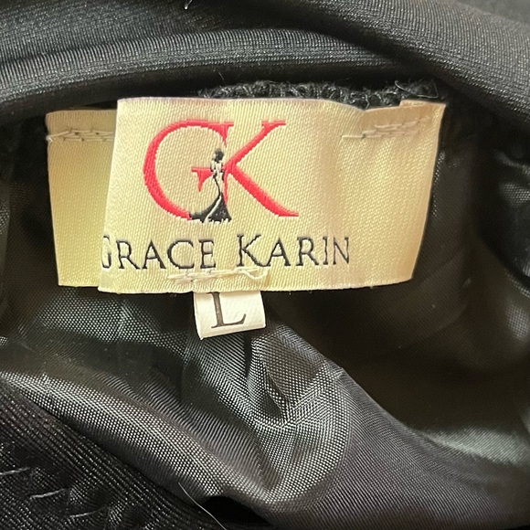 Vintage Black Crinoline Tulle Petticoat Skirt Size Large by Grace Karin - Picture 5 of 7